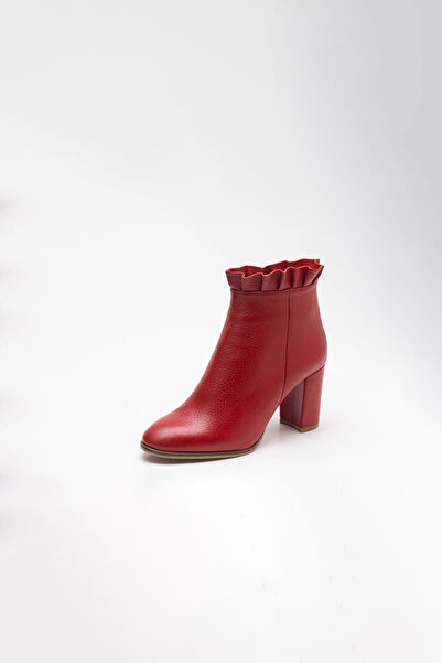 Arzillo Kadın Hakiki Deri Topuklu Bot