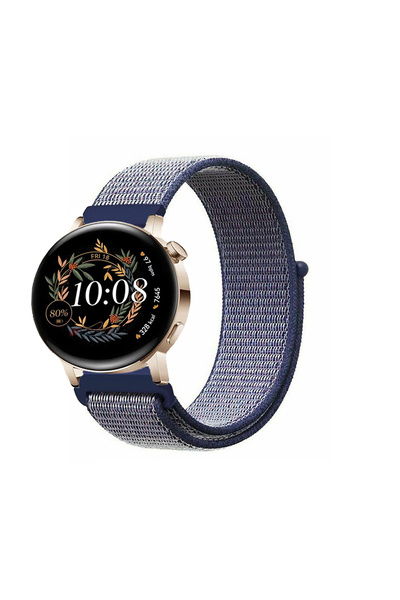 Tagomoon Huawei Watch Gt3 Elegant 42mm Spor Kumaş Desenli Cırt Cırtlı Kordon ...