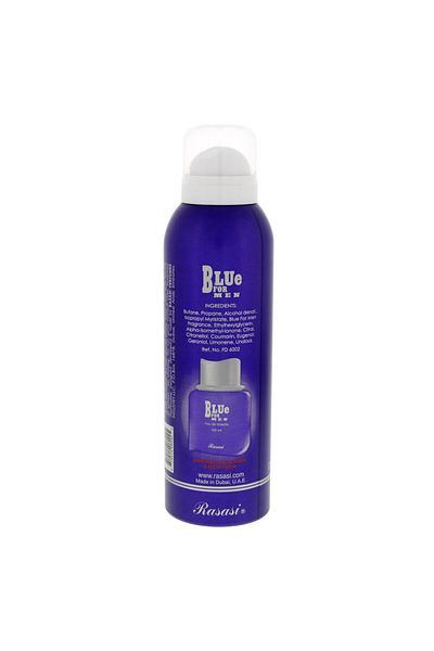 Rasasi Blue For Men Deodorant Body Spray 200ml – Long-lasting Freshness & Protection