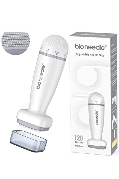 Prime by Javaudan قلم ديرما ستامب قابل للتعديل 0-2 مم 120 دبوسًا، قلم ديرما س...