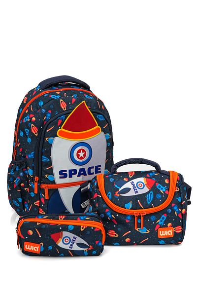 Wia Boy's Bag - Space Set