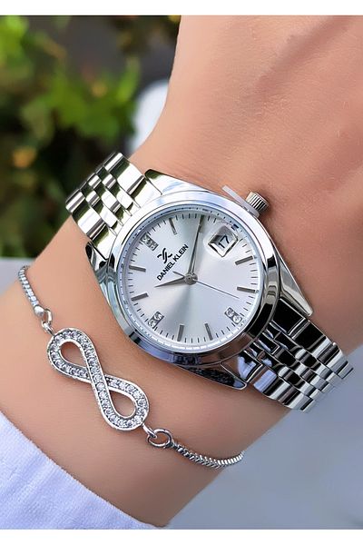 Daniel Klein Invoice Steel Band Women's Watch Bracelet Gift
