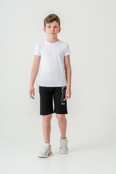 Mışıl Kids Αγόρι Σορτς - OVERCOME PRINTED, ΜΕ ΤΣΕΠΕΣ