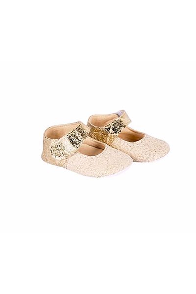 Balgüneş Tekstil Starred Baby Shoes Booties Pink
