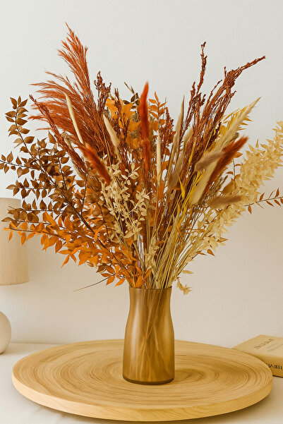 Hidden Botanics Doğal Kurutulmuş Çiçek Aranjmanı | Kuru Çiçek Buketi | Dekora...