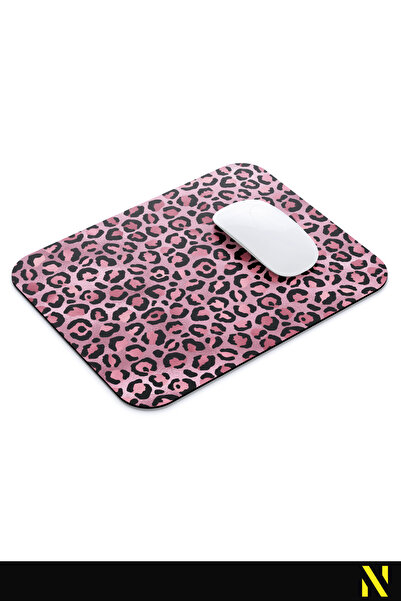 nilizma Leopar Desenli Renkli Ergonomik Mouse Pad Kaymaz Taban Ev Ve Ofis Kullanımı Fare Altlığı Mousepad