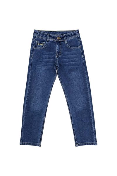 Babexi Basic Jeans Trousers Dark Blue
