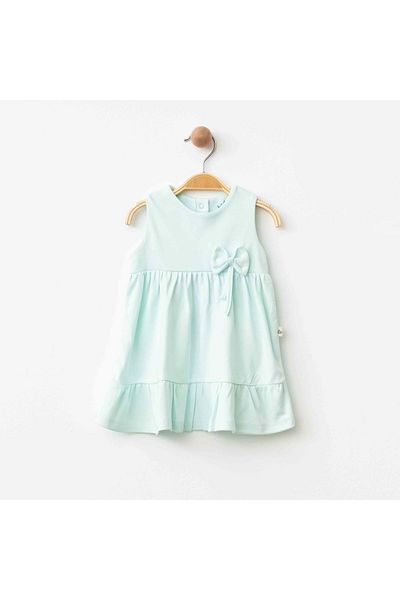 ESLENZA Roba Bow Dress Mint Green