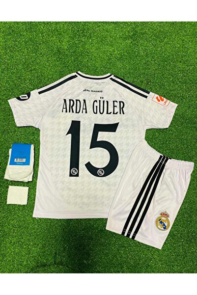 FRAGOLA Real Madrid 2024/25 Yeni Sezon Arda Güler Iç Saha Çocuk Forması 4'lü Set