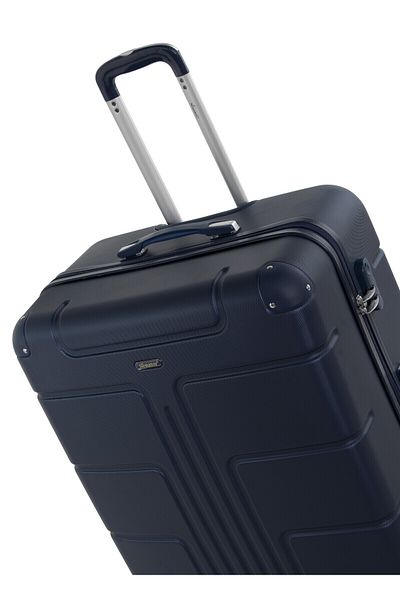 Senator Travel Bag Suitcase A1012 Hard Casing Trolley Luggage Navy Blue