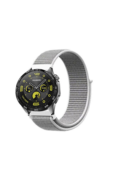 Tagomoon Huawei Watch Gt4 46mm Uyumlu Kordon Kumaş Desenli Cırt Cırtlı Spor K...