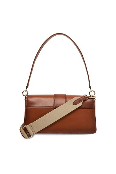 Tommy Hilfiger Women's Heritage Leather Conv Cross B Shoulder Bag