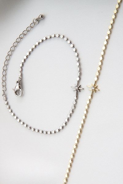 Leo'Stone New Season Scrunch Chain North Star Model Colorfast Non-Tarnish Guaranteed Women's Steel Bracelet
