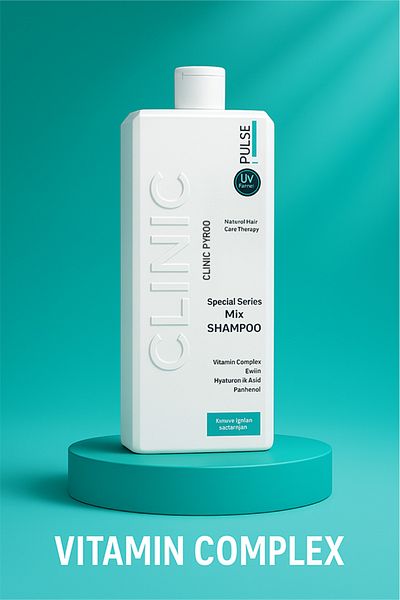 CLINIC PYROO Intensive Moisture Care for Dry and Fragile Hair - Biotin & Hyaluronic Acid Shampoo - 400 ml