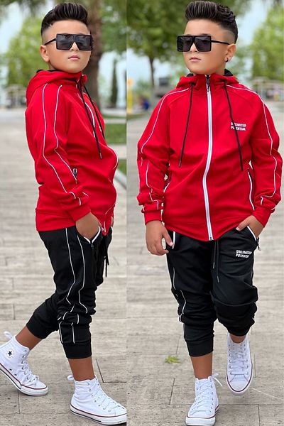 Pina Kids Unlimited Potential Diver Fabric Unisex Kids Tracksuit Set Esf.1725