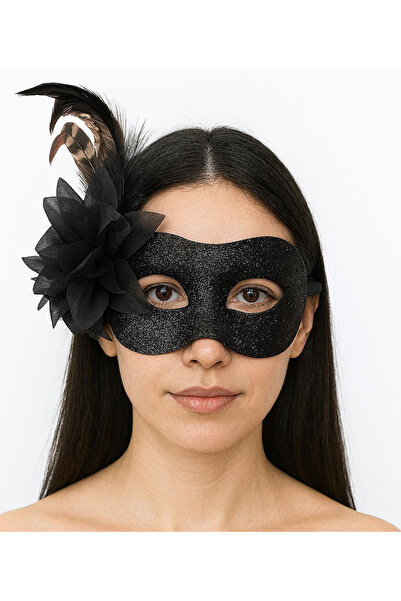 samur parti parti aksesuar & kostüm Siyah Renk Metalize Sim Görünümlü Parlak ...