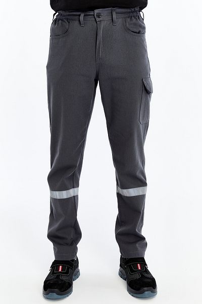 Uniprom Business Trousers Summer Basic Model 2 Gray 5 Pockets