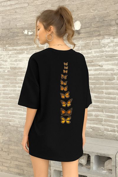 BENROMA 1 προϊόν για αγορές 6 και άνω Δώρο μπλουζάκι Unisex με στάμπα πεταλούδας