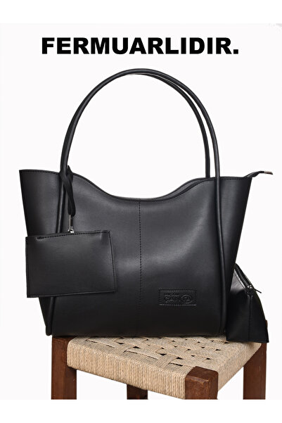 ORUÇOGLU kadın omuz ve kol cantası fermuarli