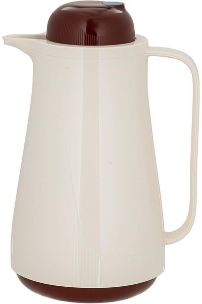 ALSAIF Thermal Flask, Beige and Brown, 1L