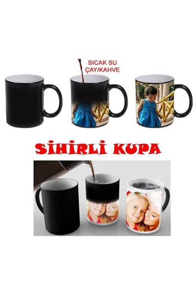 HEDİYECRAFT Kişiye Özel Fotoğraf Baskılı Ve Isimli Sihirli Kupa Bardak fotoğr...