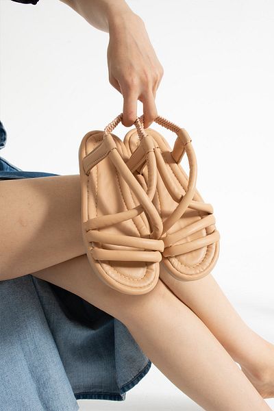 Moda Devrin Mink Women's Elastic Sandals
