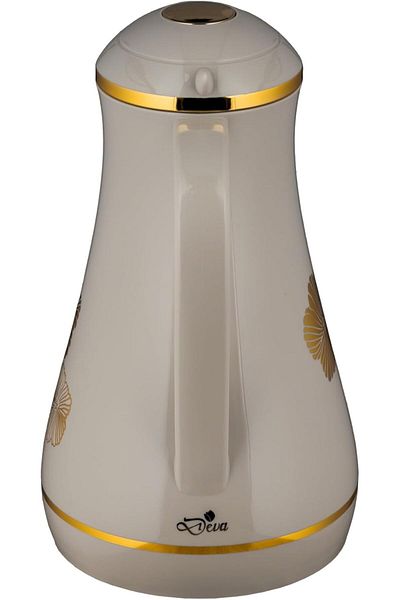 ALSAIF DEVA Coffee And Tea Vacuum Flask, Light Grey, 1 Liter