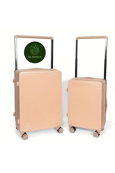 SUMAKA Luggage Travel Suitcase Trolley Bag - Set of 2 pcs - With Spinner Wheels