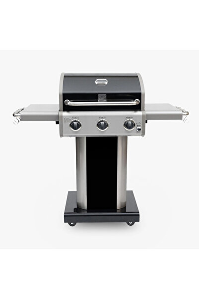 Kenmore Gazlı Barbekü 3 Ocaklı Siyah - Çelik