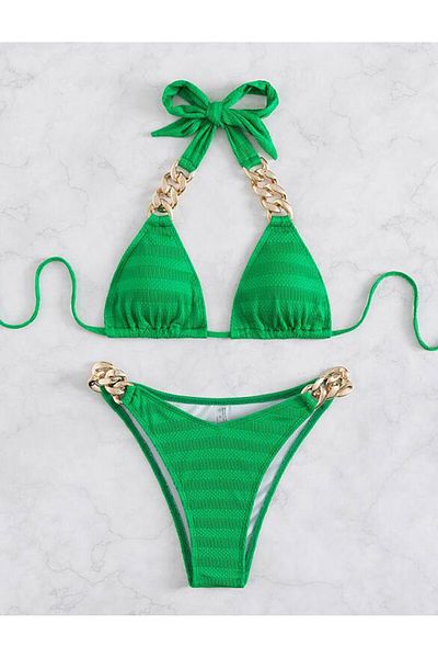 Plaja biz Two-piece swimsuit with Brazilian briefs Eden Verde