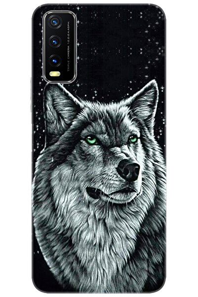 vivo Y11S / Y20 / Y20S Uyumlu Kılıf Desen Baskılı Silikon Kurt Baskılı STK:48...