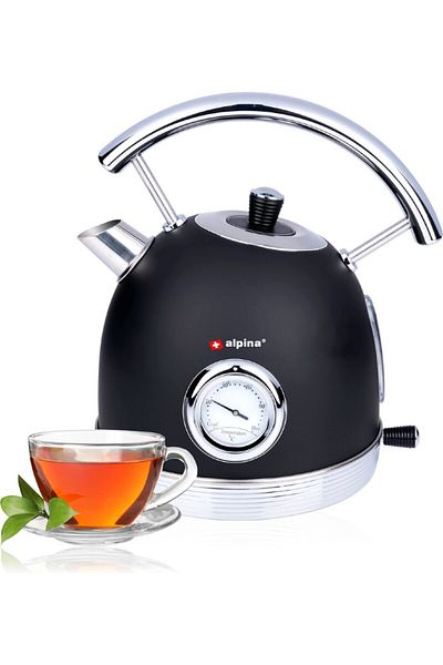 Berlinger Electric Kettle Water Cooker With Thermometer 1.8 L 2200 W