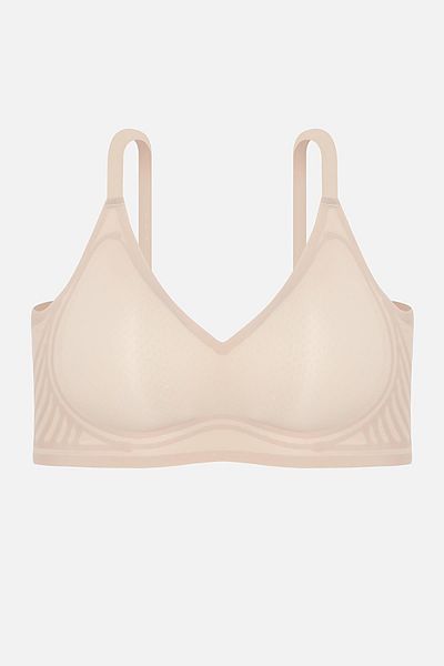 Wonna Ghost laser cut non-wired Stitch-Free bra - non-supportive - 2806 - powder