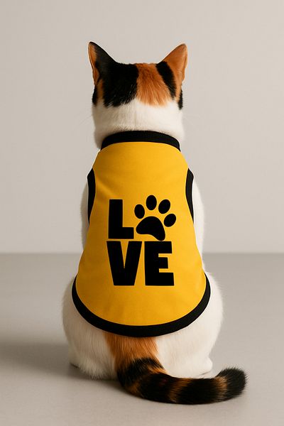 Monopetz New Season Polar Dog and Cat Outfit - Size S - Mustard Love