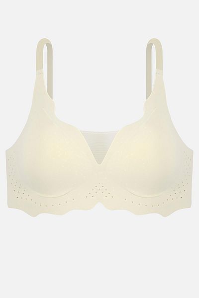Wonna Ghost laser cut non-wired Stitch-Free bra - non-supportive - 2813 - ecru