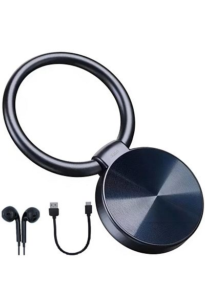 Vala Tech Mini Reportofon Breloc Spion ®️, 32gb, 24h Inregistrare Continua, Stand-by 30 Zile