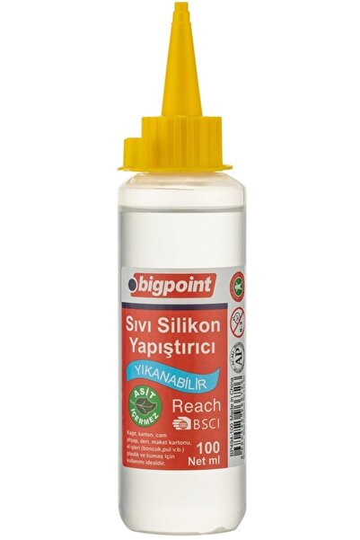 Bigpoint | Sıvı Silikon Yapıştırıcı, Su Bazlı, Iz Bırakmayan - Çok Amaçlı Yap...