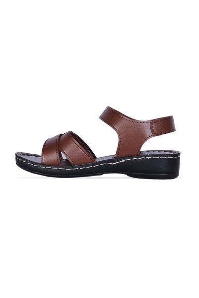 moda ayakkabım Fashion Shoes 186 Polero Orthopedic Women's Summer Sandals