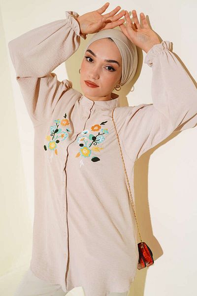Kirazgym Embroidery Detailed Tunic