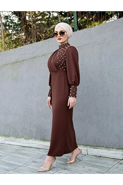 Maystore Μαργαριτάρι Λεπτομερές βραδινό φόρεμα για ειδικές περιστάσεις