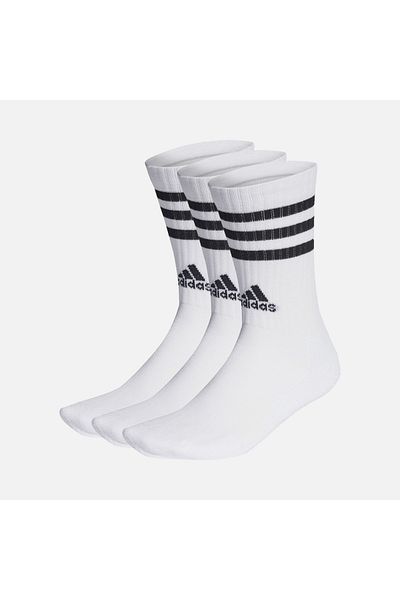 adidas Κάλτσες Unisex με 3 ρίγες Cushioned Crew Gym & Training (3 ΖΕΥΓΑ)
