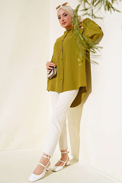 Kirazgym تونيك برباط وياقة القاضي