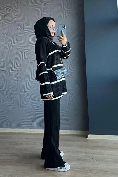 Maystore Dvojfarebná kombinácia sezónneho textilného úpletu