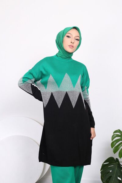 Kirazgym Σετ πλεκτών γκλίτερ ζιγκ-ζαγκ