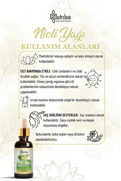 nutribio Nioli Yağı %100 Saf 10 ml
