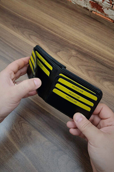 VANİLLA COLLECTİON Wallet & Card Holder |   Vegan Leather |   10 Card Pockets |   Modern Minimalist Design |   Black Color