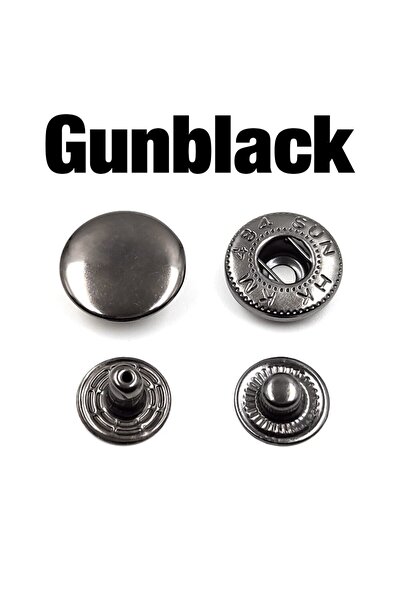 Choice12 12.5 مم Gunblack 50 مجموعة 655/633/831 أزرار كبس معدنية أزرار كبس أز...