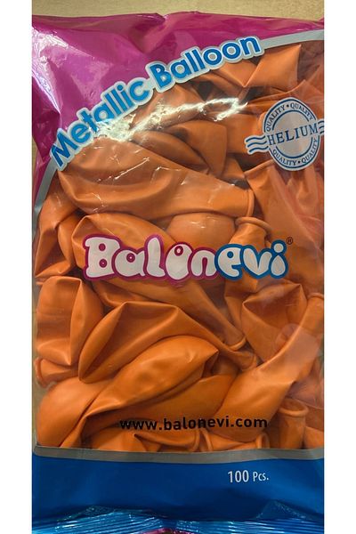 AKTEZ-EL Metallic Orange 30 Balloons