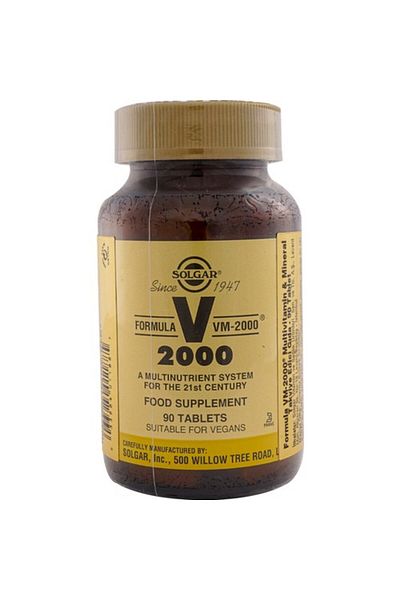 Solgar Formula Vm-2000 Multivitamin and Mineral 90 Tablets