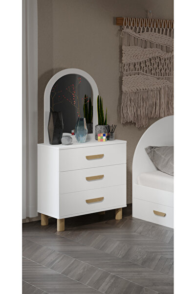 Afilli Lucia Bohem 3 Çekmeceli Şifonyer Tamamı Mdf